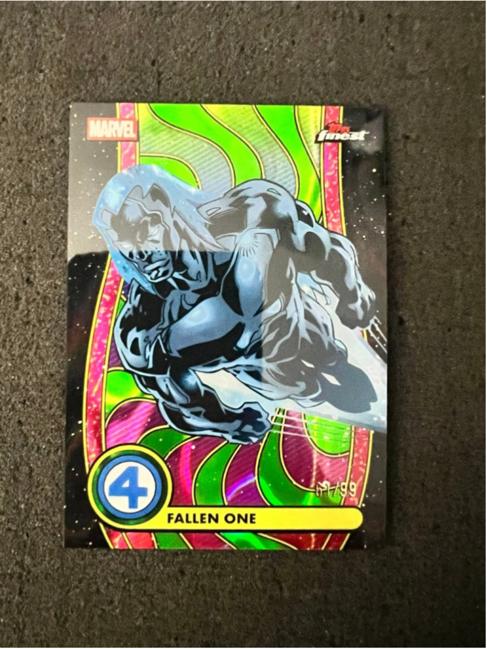 Fallen One - 2026 Topps Finest - Fantastic Four - Neon Green Lava #61/99